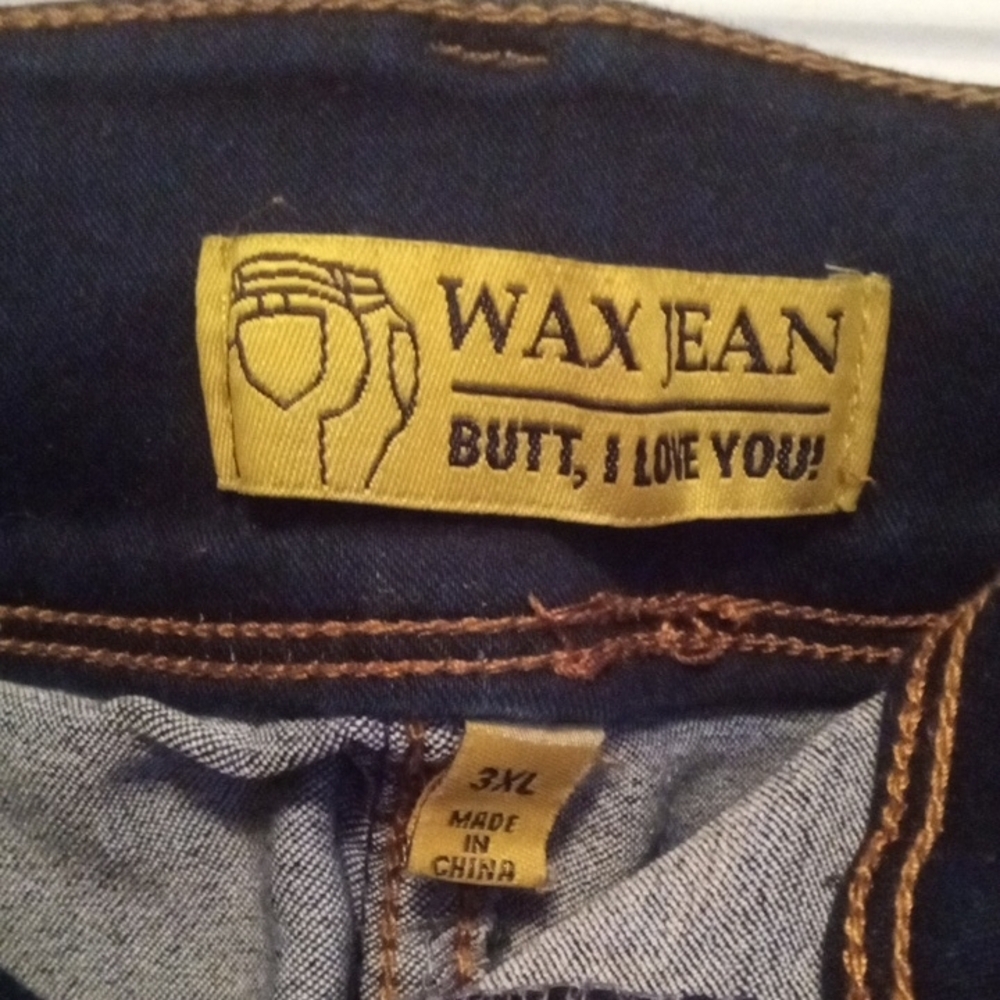Wax Jean Black Jean Shorts with Rolled Hems - Picture 2 of 6
